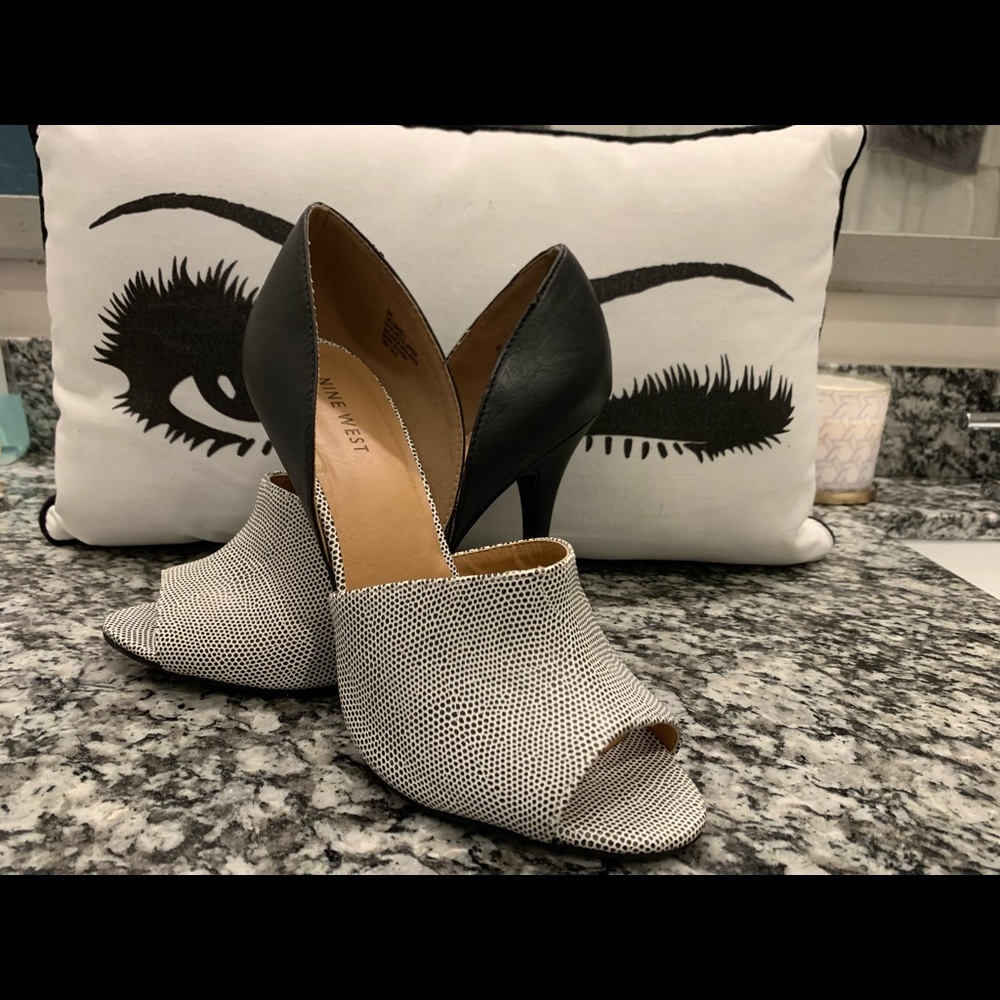 Nine West Up-High Peep-Toe Heels